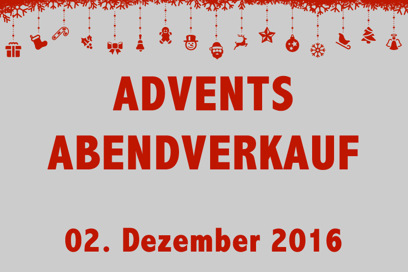 Advent evening sales