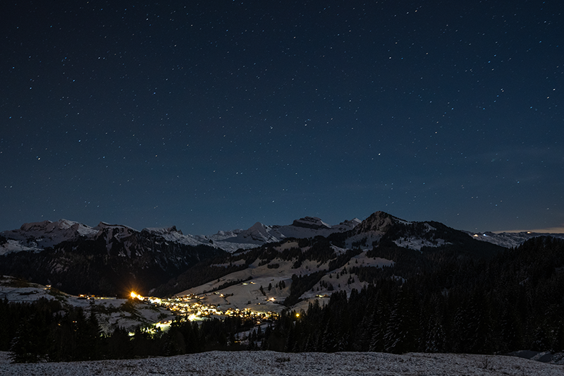 Oberiberg by Night
